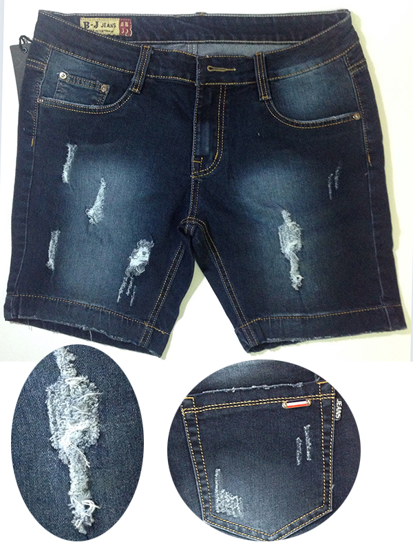Quần Short Jeans Nam Rách 63 - slide 1