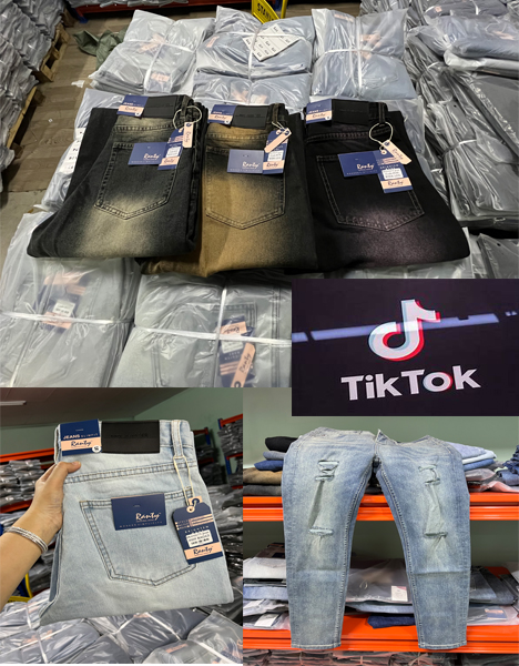 Mua sỉ quần jean nam giá rẻ bán trên TikTok (toptop), shopee,lazada